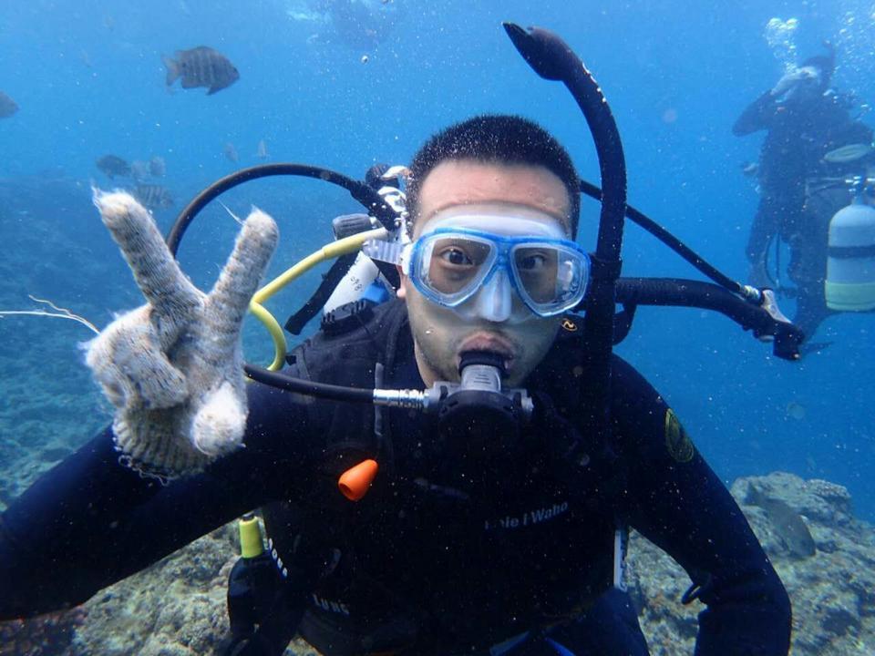 清理草坪